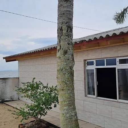 Villa Casa Na Frente Do Mar, Pe Na Areia Florianópolis Exterior foto